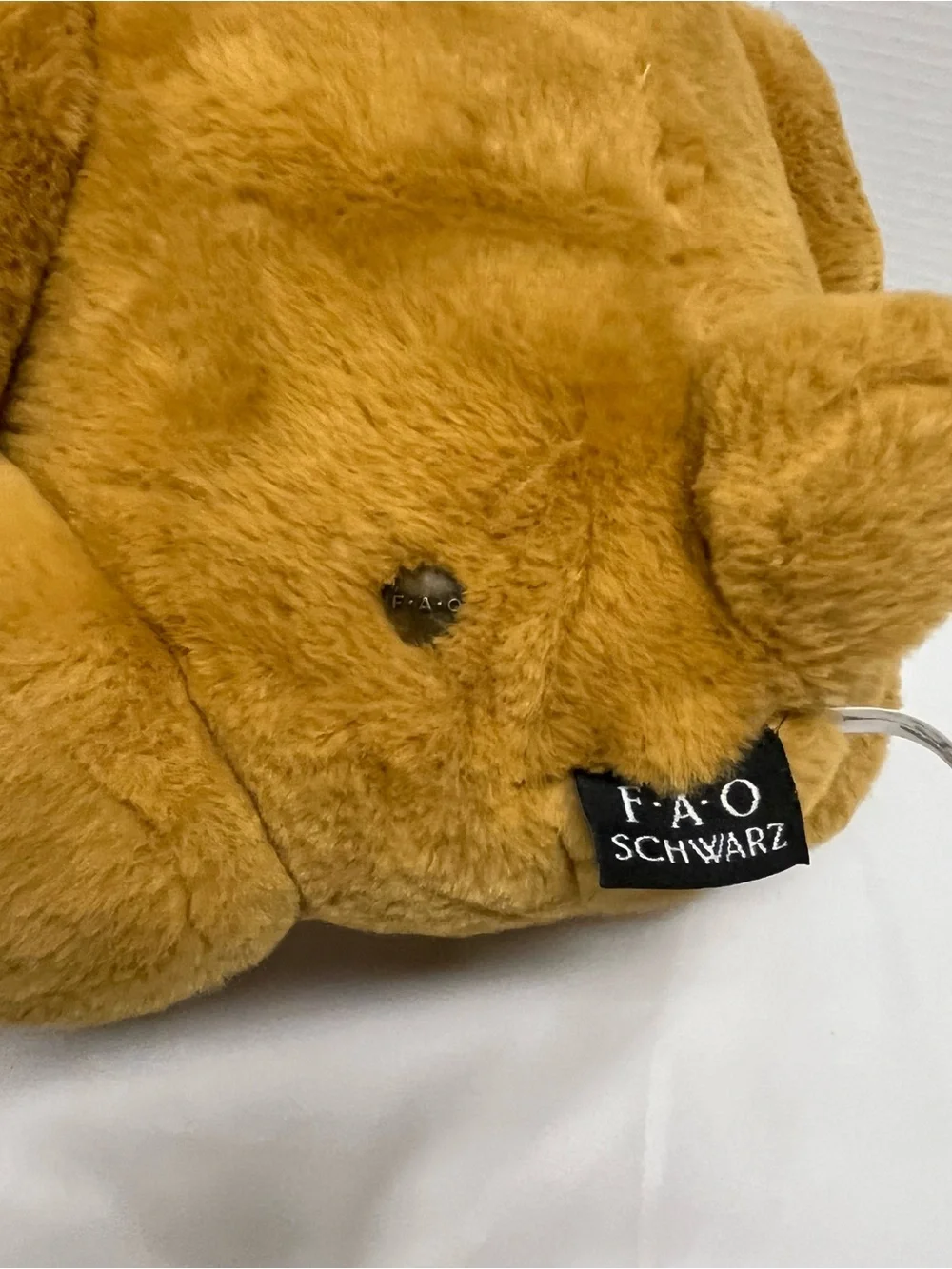 Gold-Paw Brown Plush Teddy Bear - Luxurious Kids Stuffed Animal